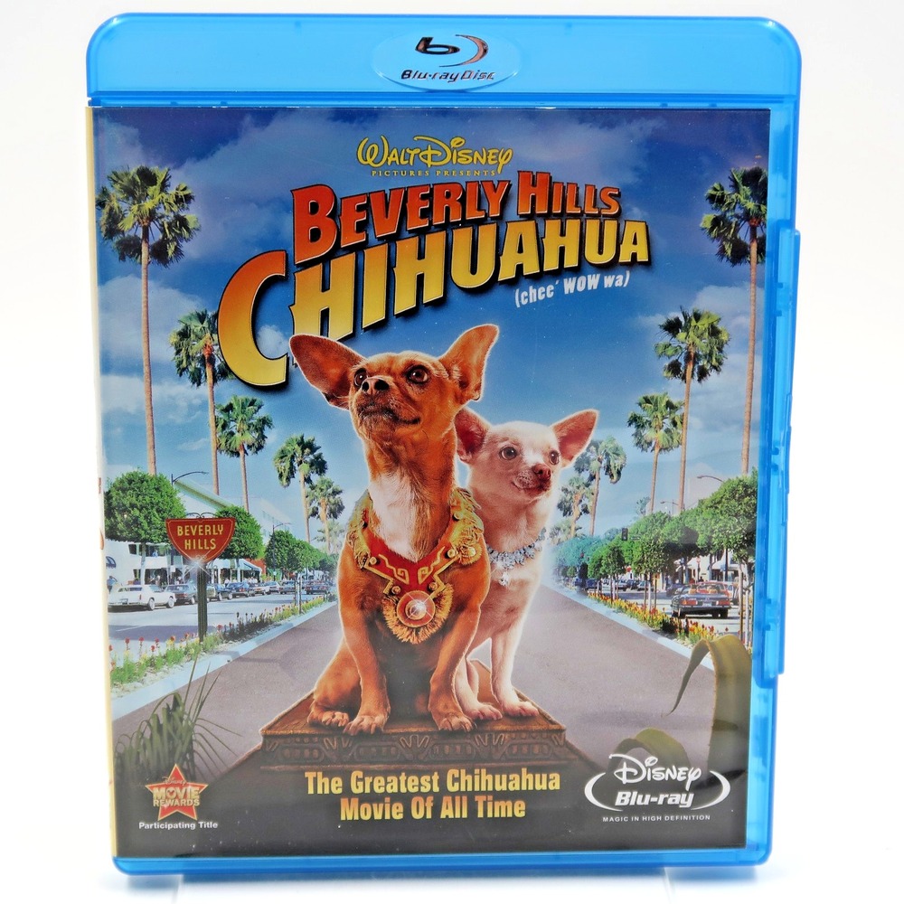 Beverly Hills Chihuahua Blu-ray Disney 2009 Widescreen G Rated Family Movie